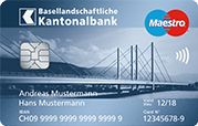 Karte Maestro-Karte BLKB