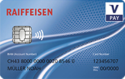 Cartão V PAY Raiffeisen