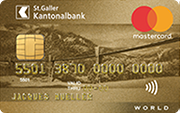 Karte World Mastercard Gold SGKB