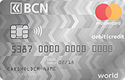 Card Mastercard Flex BCN Argent