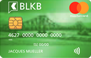 Karte MasterCard Prepaid BLKB