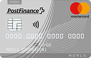 Cartão PostFinance Mastercard Standard
