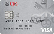 Karte PrePaid Visa Card UBS