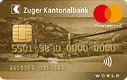 Karte Mastercard Gold ZugerKB